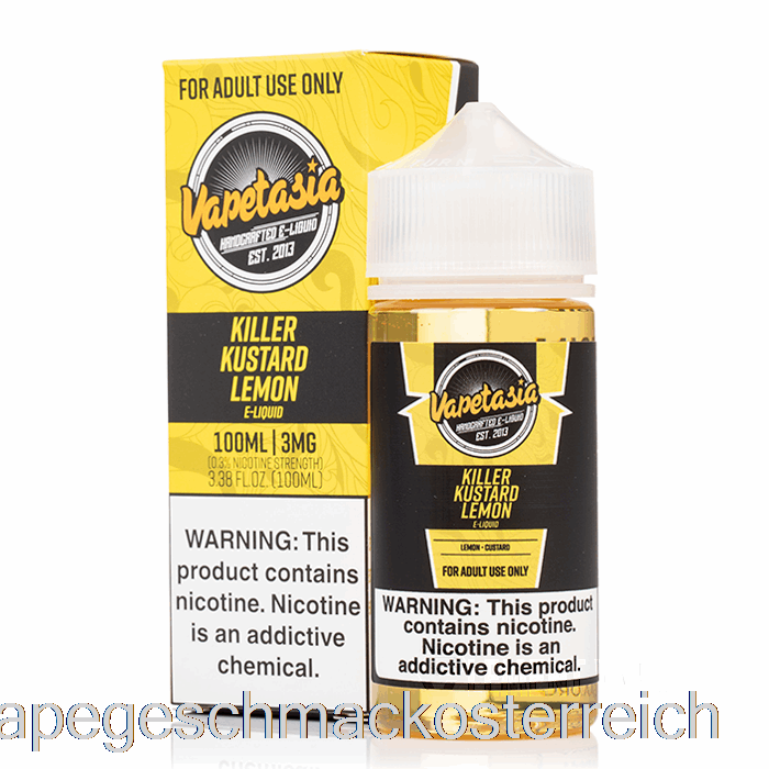 Killer-Kustard-Zitrone - Vapetasia - 100 Ml 0 Mg Vape-Geschmack